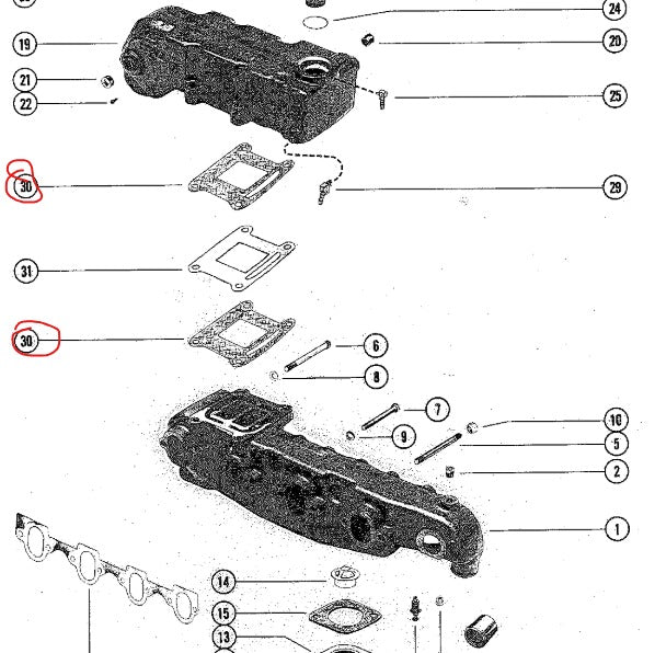 Gasket, Exh. Manifold, Sierra 18-0111