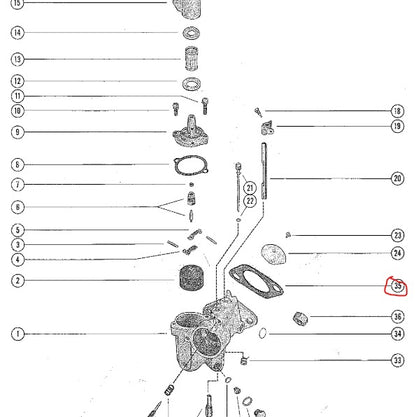 Gasket, Aqua Power 605