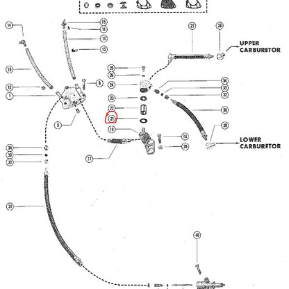 Gasket, Strainer, Sierra 18-2570