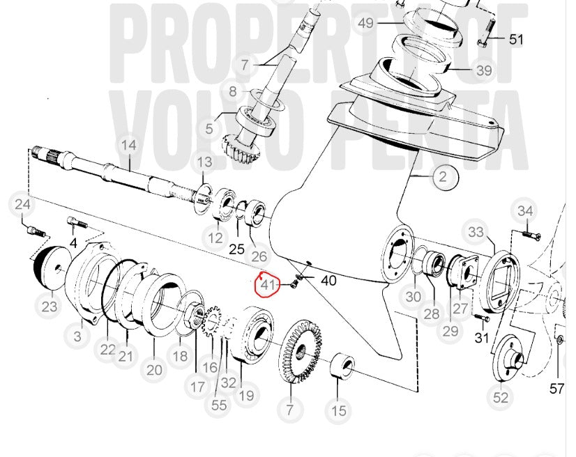 Plug, Volvo 814179, (NOS)