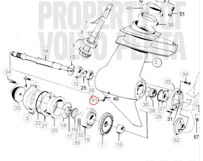 Plug, Volvo 814179, (NOS)