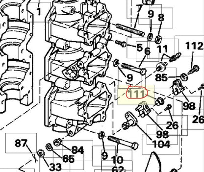 BUSHING, Shift Lever, OMC 330967, (NOS)