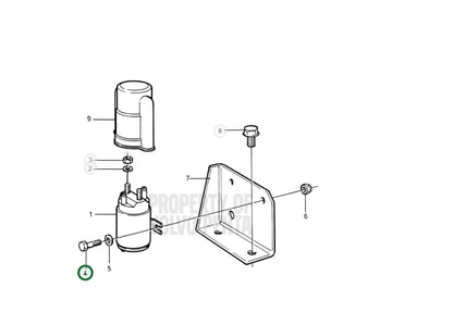 Screw, Volvo 969405, Replaces 955244, (NOS)