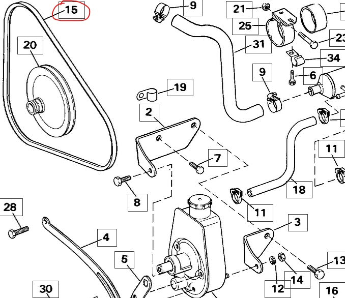 V-Belt, Sierra 18-15455
