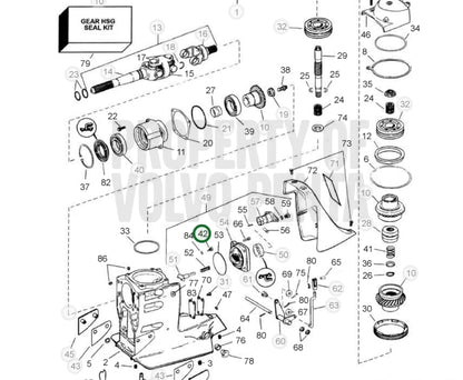 Drain Plug, Volvo 3854539, W/O-ring