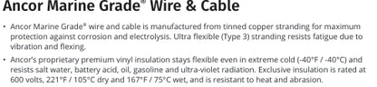 Ancor 102110 Marine Grade® Tinned Copper Primary Wire, #16 AWG, Blue