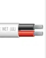 14/2 Red/Blk white jacket wire per foot