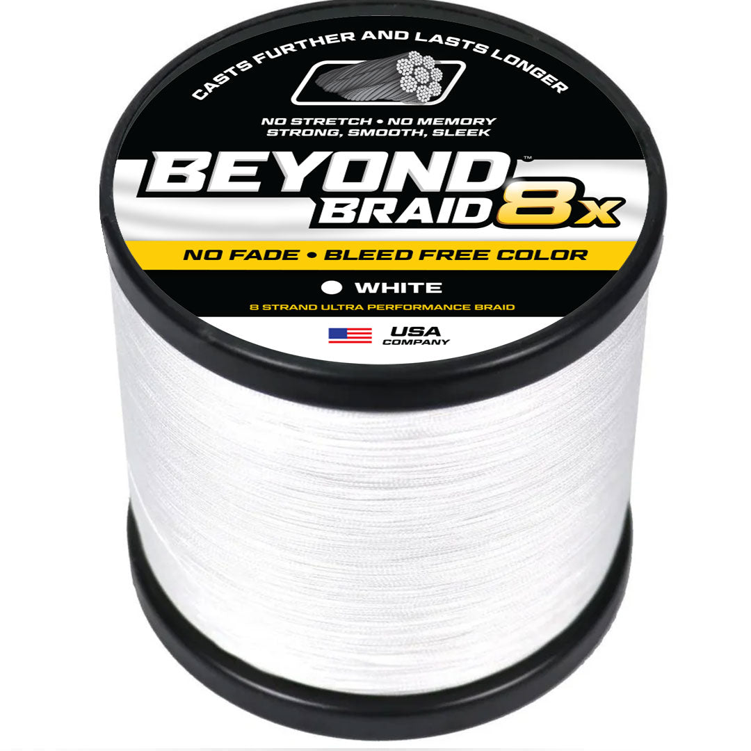 White 8X- Ultra Performance 8 Strand