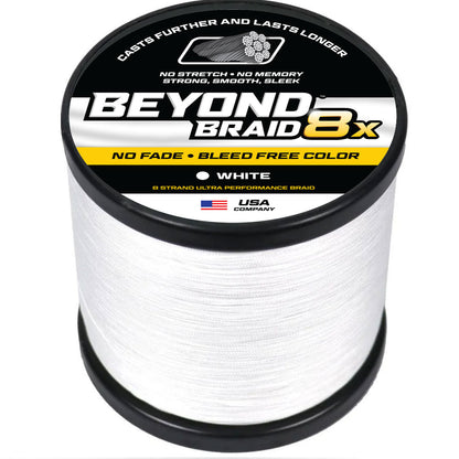 White 8X- Ultra Performance 8 Strand