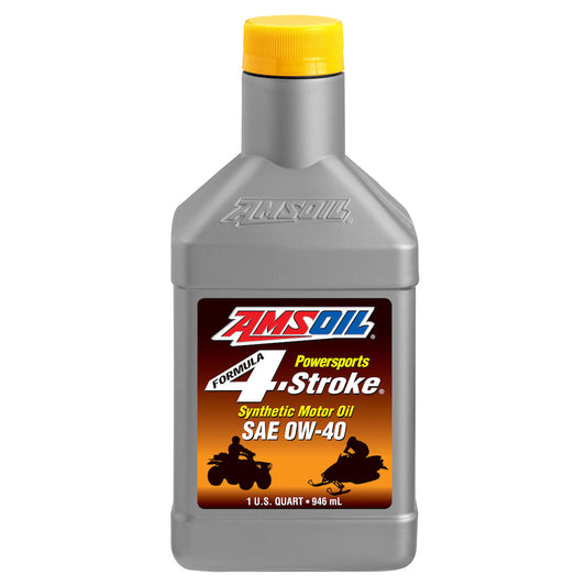 AMSOIL Formula 4-Stroke® Powersports 0W-40 Synthetic Motor Oil Qt