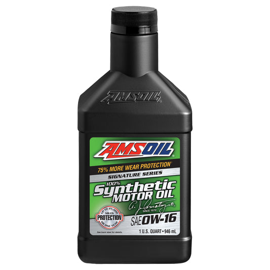 AMSOIL Signature Series 0W-16 100% Synthetic Motor Oil Qt