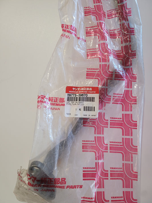 Pipe, Lube Oil, Turbo Drain, YANMAR 119773-39670
