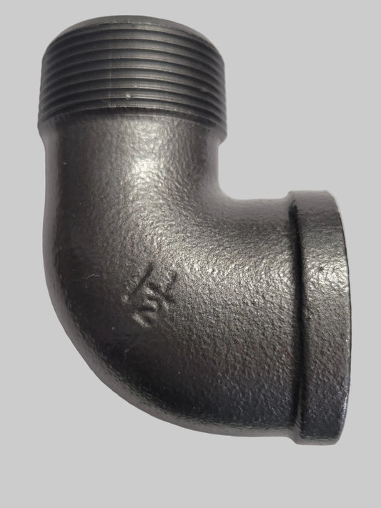 Street Elbow, YANMAR 23112-140000, 1-1/2"fip x 1-1/2"mip