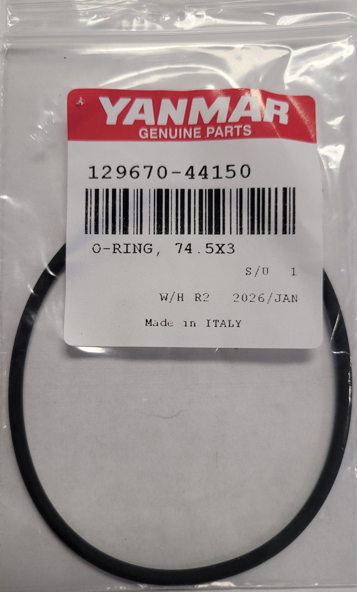 Yanmar 129670-44150, O-ring, HE