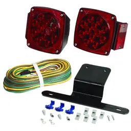 L.E.D. Submersible Trailer Light Kit - Trailers Under 80” Wide Marpac, 7-0011
