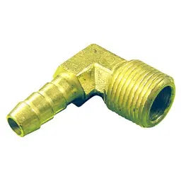 Brass Fuel Elbow (1/4” NPT x 5/16” Barb)