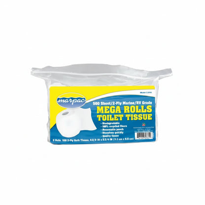 Mega Rolls Toilet Tissue Marpac, 7-2731
