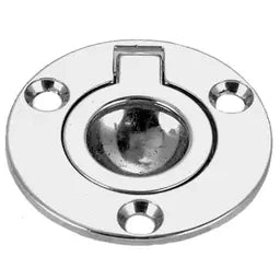Flush Round Ring Pull 1-5/8, Perko 1232DP1CHR