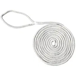 Seachoice High Quality Dock Rope for Boating - 3-Strand Twisted Nylon Line, 5/8-Inch x 25 Feet, White