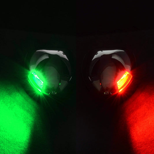 T-H LED Low Profile Bow Light Set (Black adapter plates)