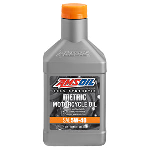 5W-40 100% Synthetic Metric Motorcycle Oil Qt