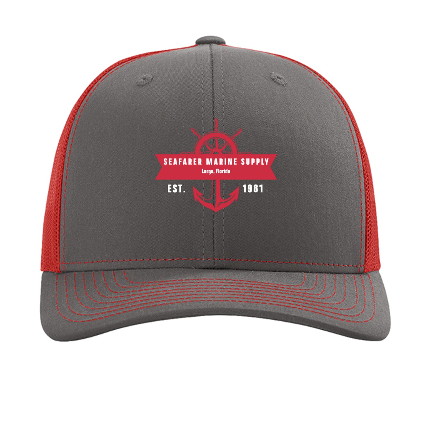 Charcoal/ Red - 112 - FRONT