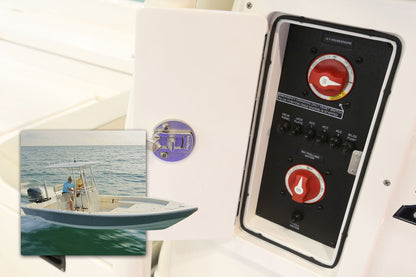 Blue Sea 6011 M Series Dual Circuit Plus On-Off-Both Battery Switch