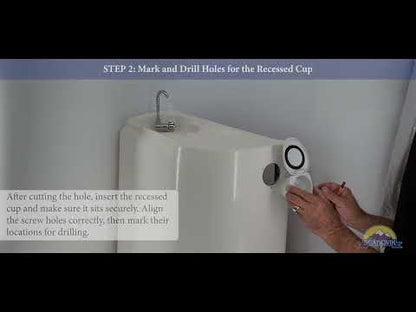 Scandvik Recessed Transom Shower
