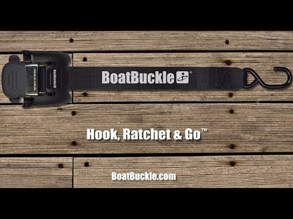 BoatBuckle Pro Series Kwik-Lok Transom Tie-Downs (2 Per Pack)
