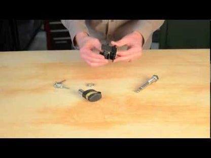Softride Quiet Ride Locking Tightening 5/8″ Hitch Pin; Anti-Rattle for 2″ Receiver