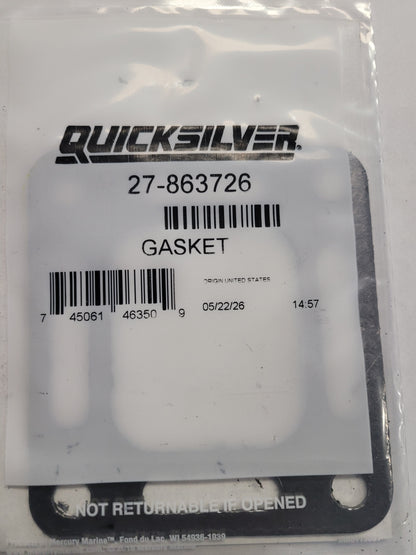 Exhaust Riser Gasket, Quicksilver 863726