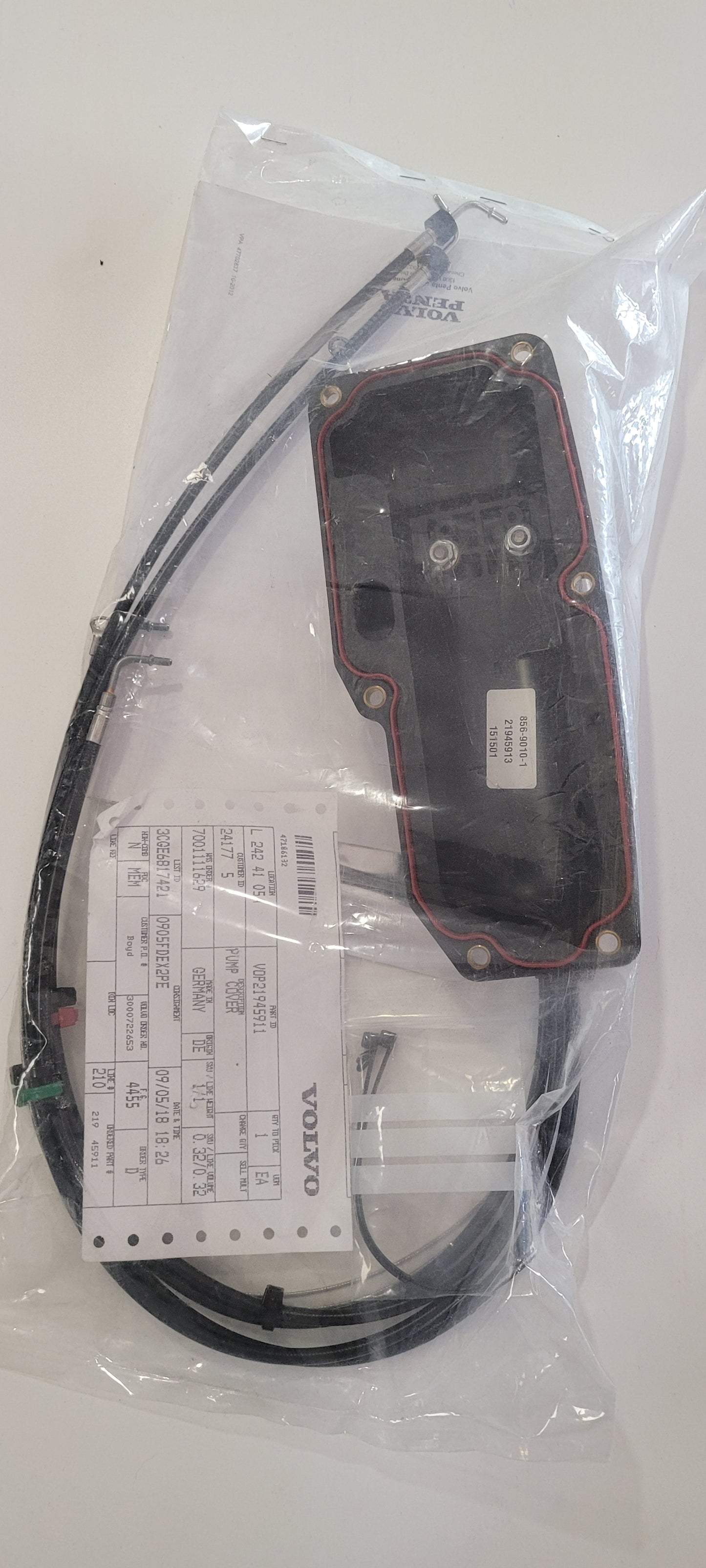 Trim tilt pump cover assy, 21945911