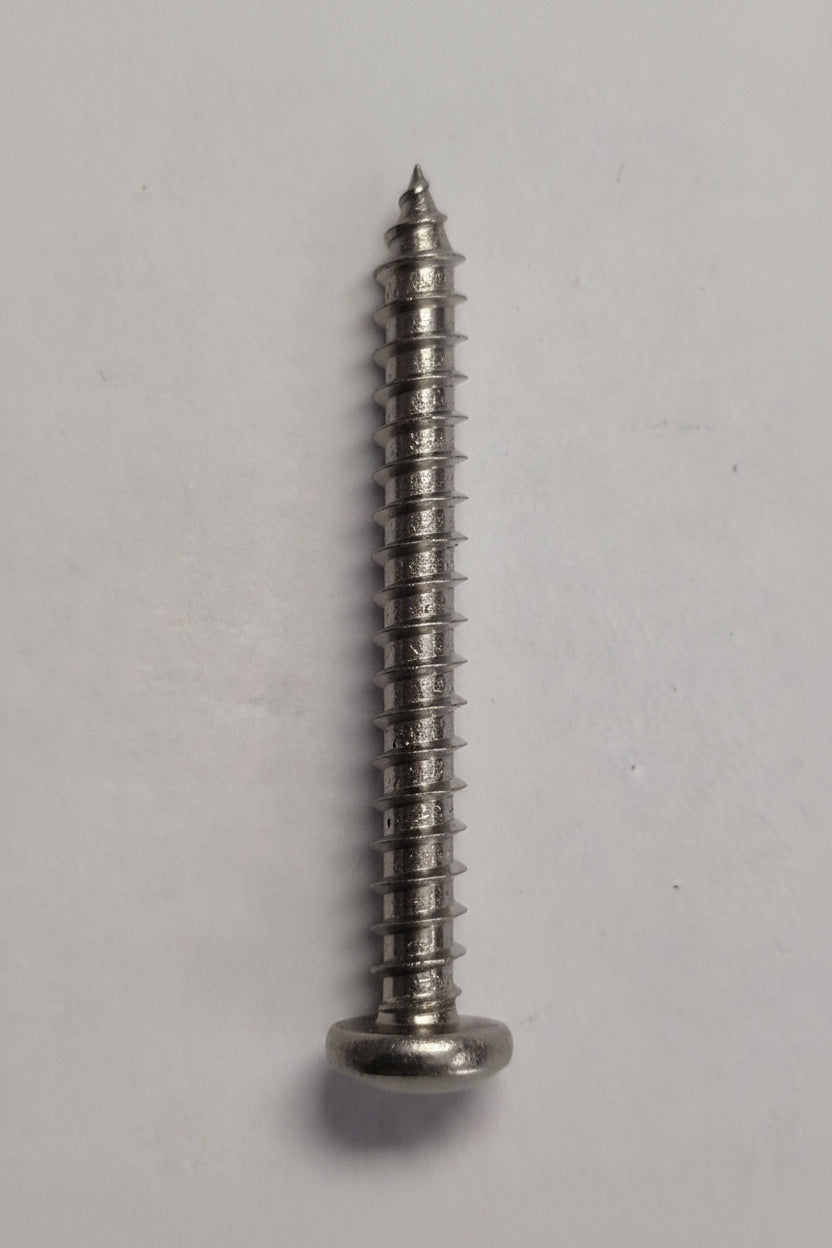 12x2" SS Pan Head Screw, 4-0204