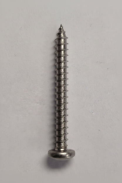 12x2" SS Pan Head Screw, 4-0204