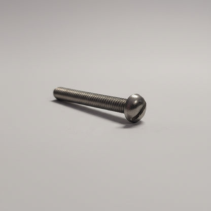 1/4"-20x2"Machine Screws, Slotted, SS, 4-23696