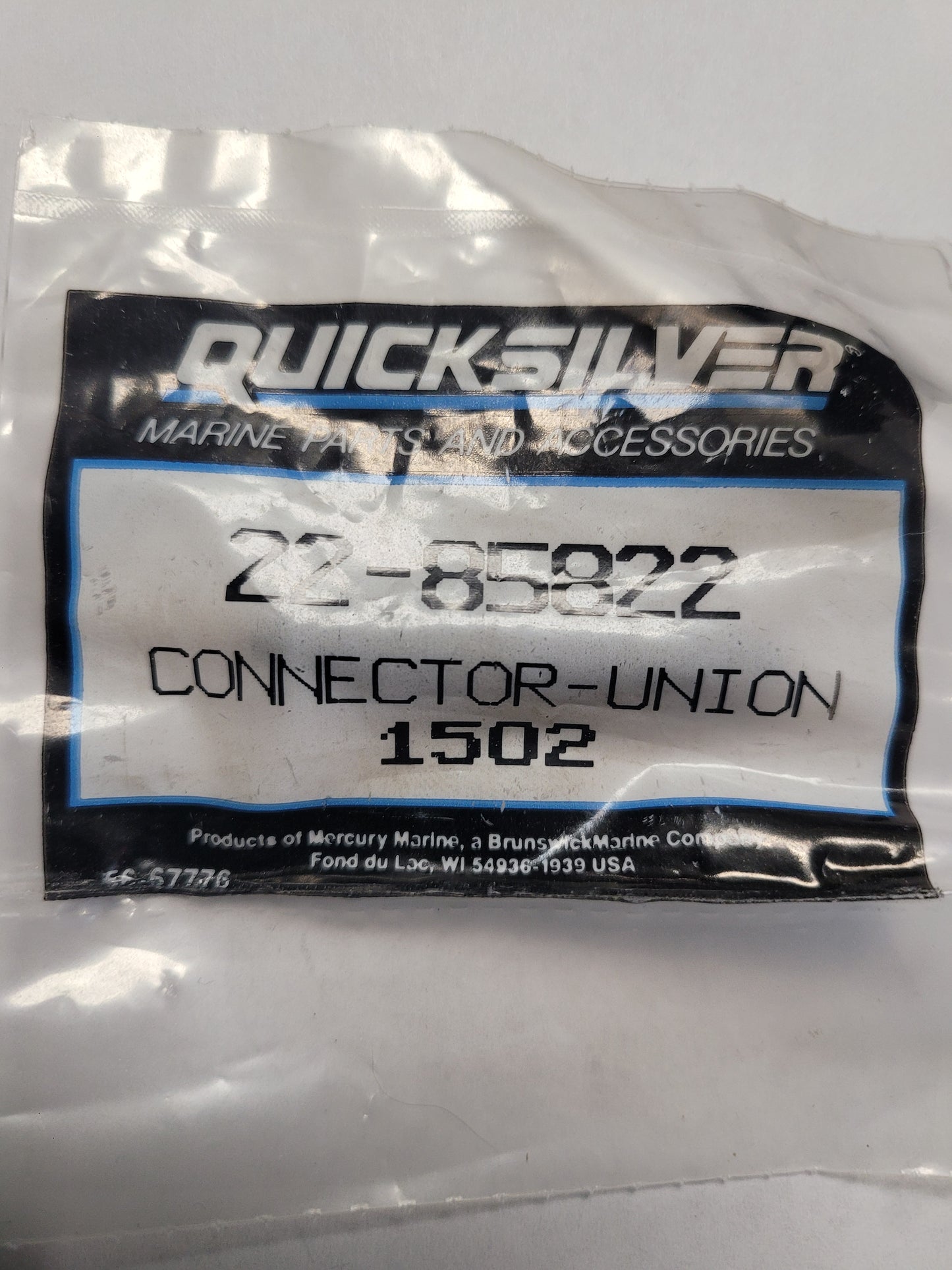 Connector, Speedo Tube, Quicksilver 85822