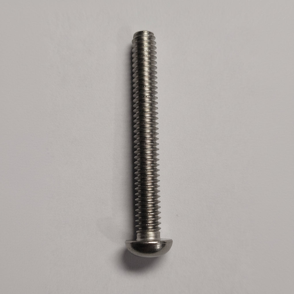 1/4"-20x2"Machine Screws, Slotted, SS, 4-23696