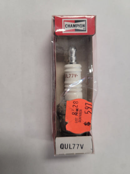 Champion QUL77V Spark Plug, (NLA) (NOS)