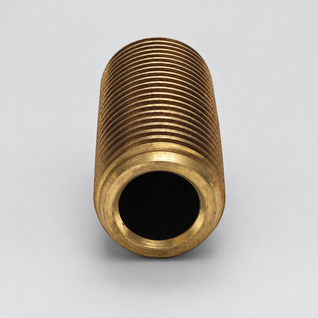 3/8"mip X Close Red Brass Pipe Nipple, 40040