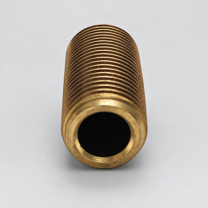 3/8"mip X Close Red Brass Pipe Nipple, 40040