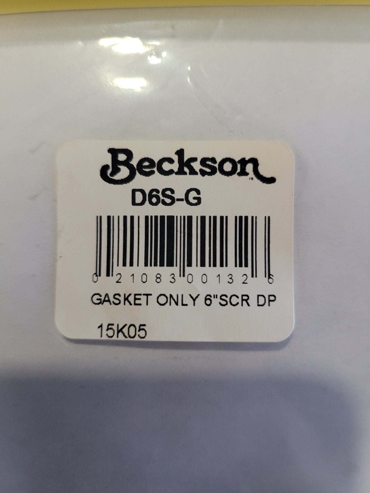 Beckson Replacement O-Ring for 6" Screw-Out Deck Plate