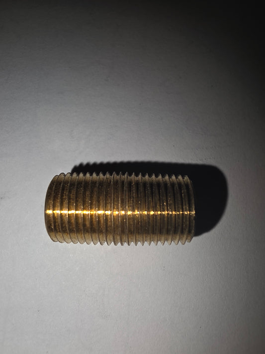 1/8 X Close Brass Pipe Nipple