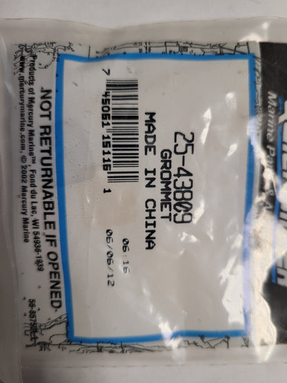 GROMMET, EXH FLAPPER PIN, Quicksilver 43809