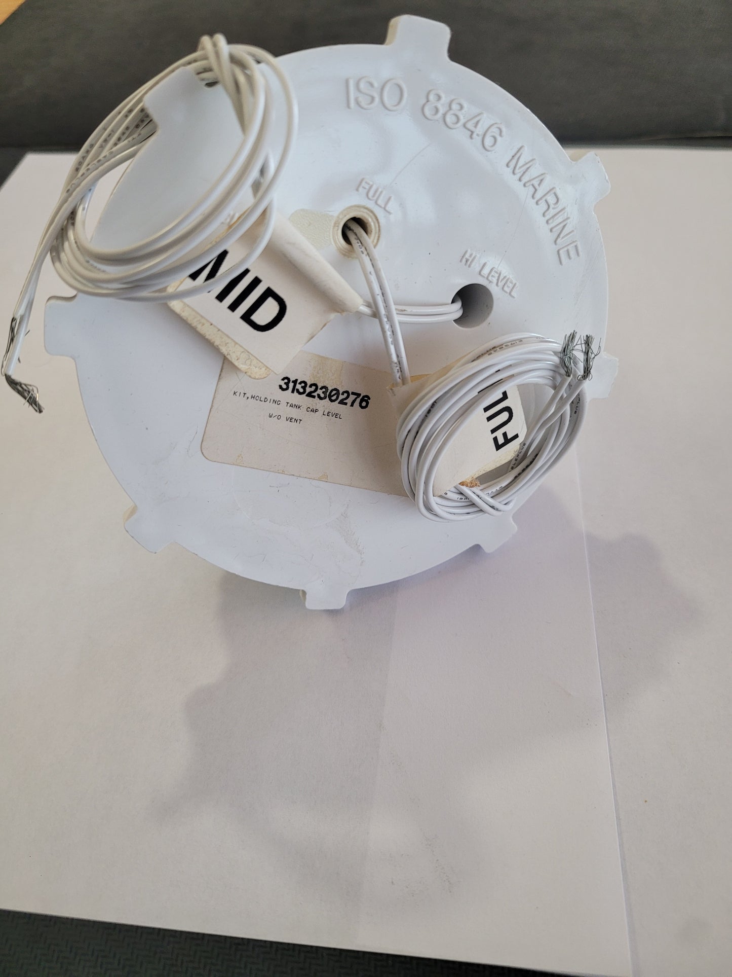 Cap Holding Tank W/O Vent Sealand/Dometic 313230276