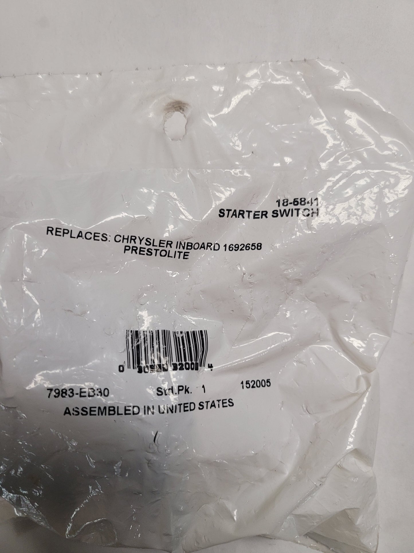 Starter Solenoid, Sierra 18-5841