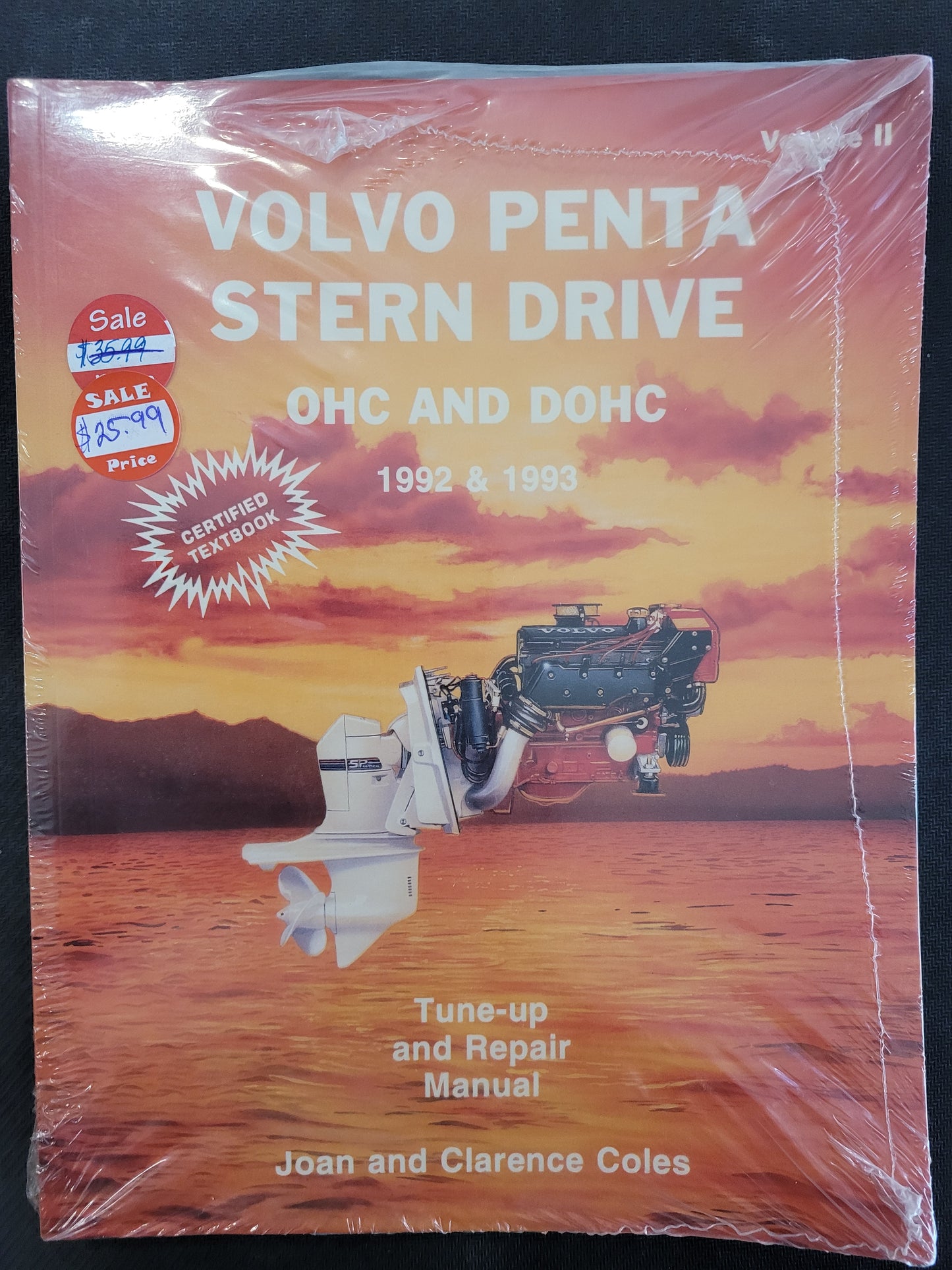 Repair Manual, Seloc, Volvo Penta Stern Drive, 1992 & 1993, 038-1