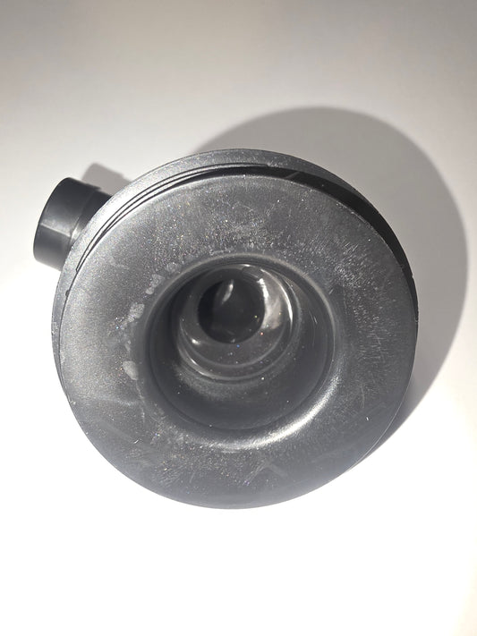 TH Marine 90 degree drain, black