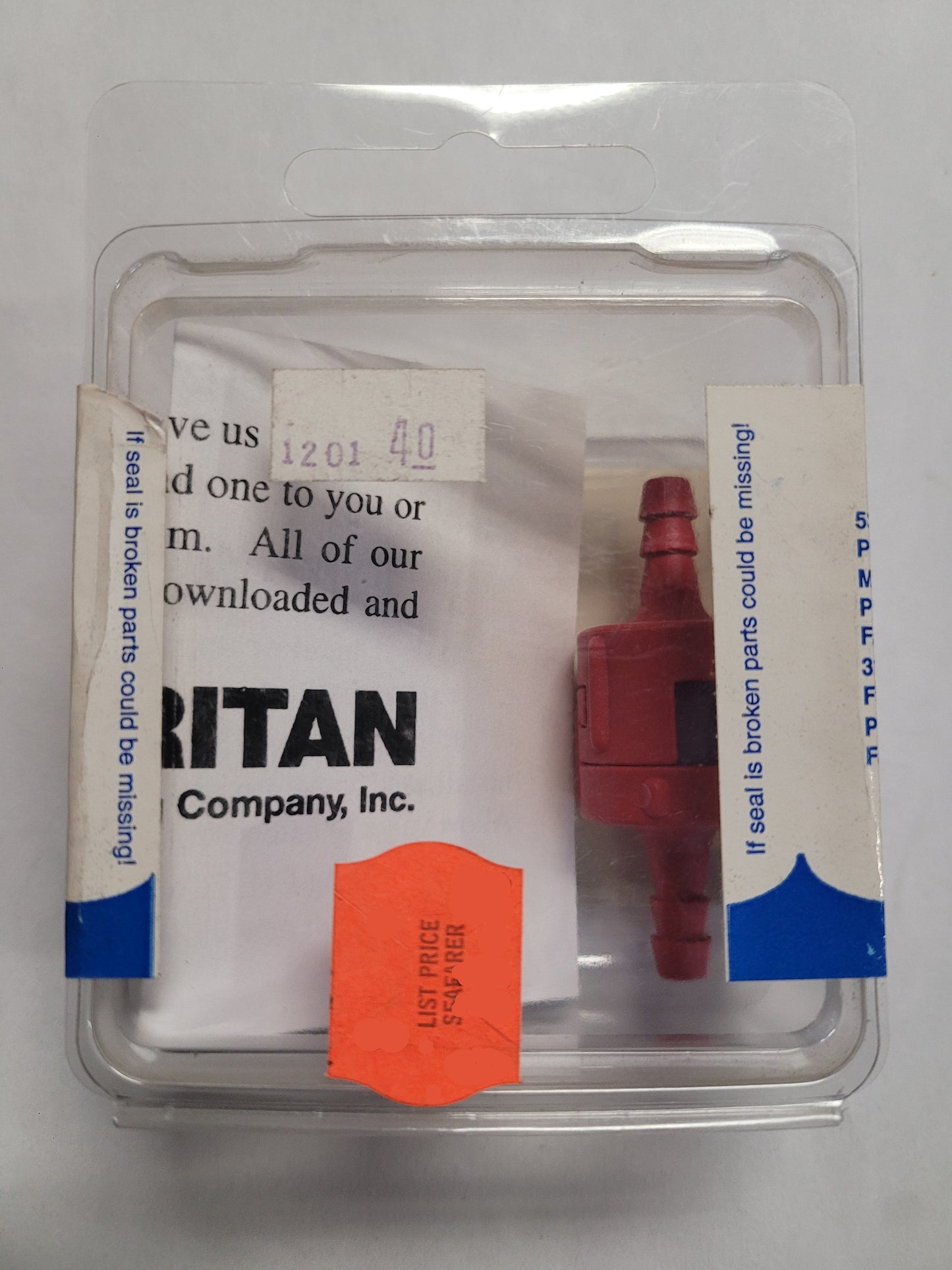 Siphon Check Valve, Raritan CH37E