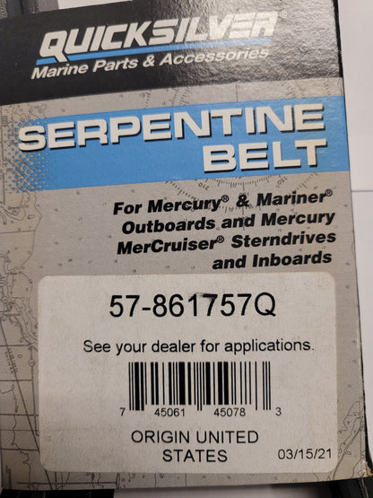 Serp Belt, Quicksilver 861757Q