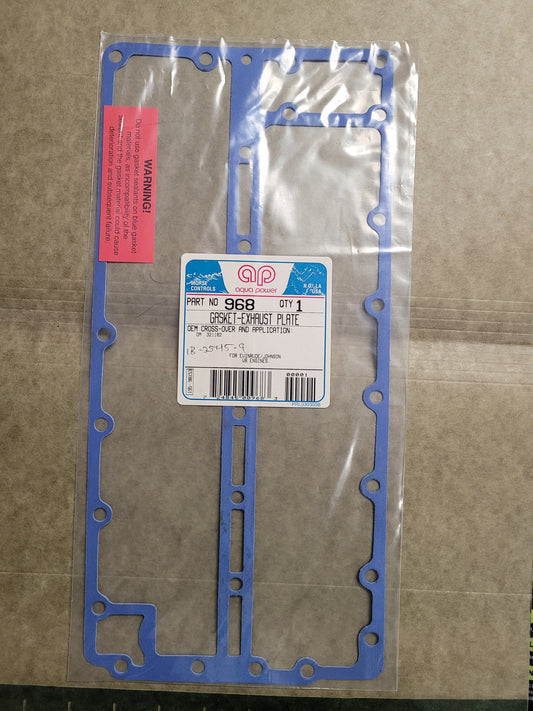 Exhaust Plate Gasket, (NOS) Aqua Power 968